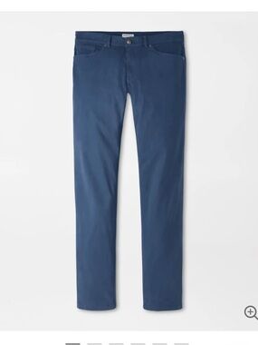 Peter Millar Signature Sateen Pant in Navy